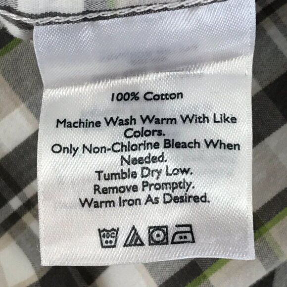 Eddie Bauer Classic Fit Button Down Shirt Men's Large Plaid 100% Cotton Casual - Picture 11 of 12